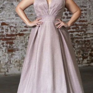 9174C Sparkle all night long in this glitter ombre ball gown