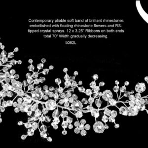 Bridal comb by first class bridal soft headband