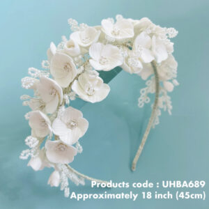 Bridal headband_ Design by conception pieces