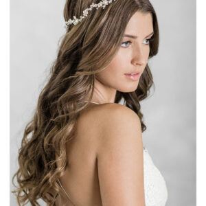 CBC6930_ Enchanting halo of tiny flowers accented with crystals, opals, and pearls