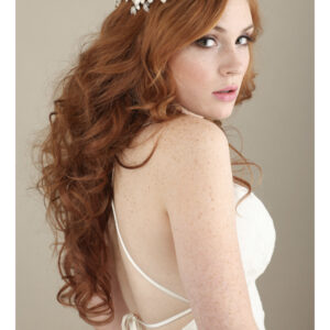 CBC_6608Love flower halos_ Add eternally beautiful blossoms to your hair with this stunning bridal halo