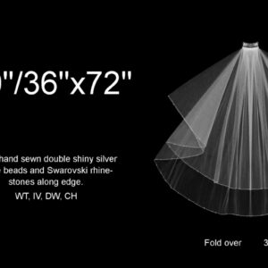 Sworouski Rhinestones veil